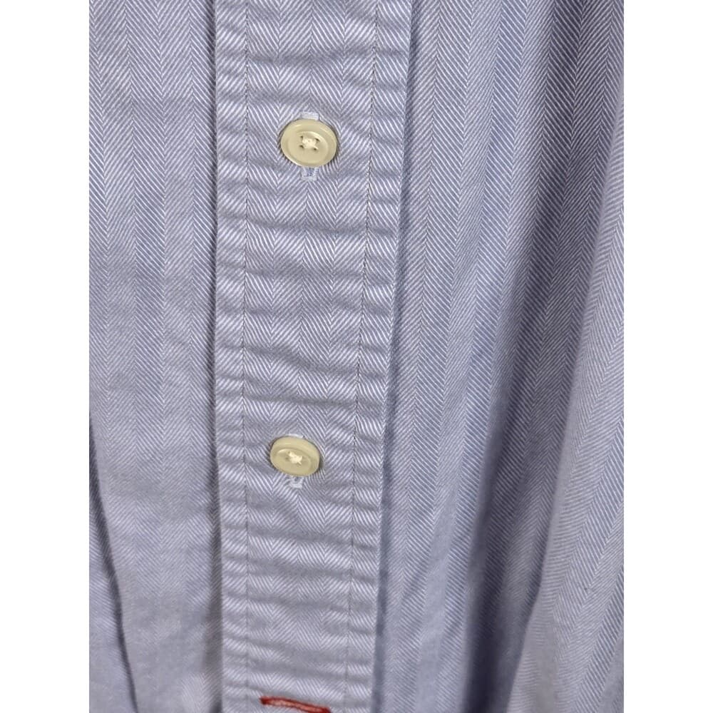 Daniel Cremieux Mens 17.5 - 36 Blue Shirt With Pinstripes‎ - Thumbnail 2