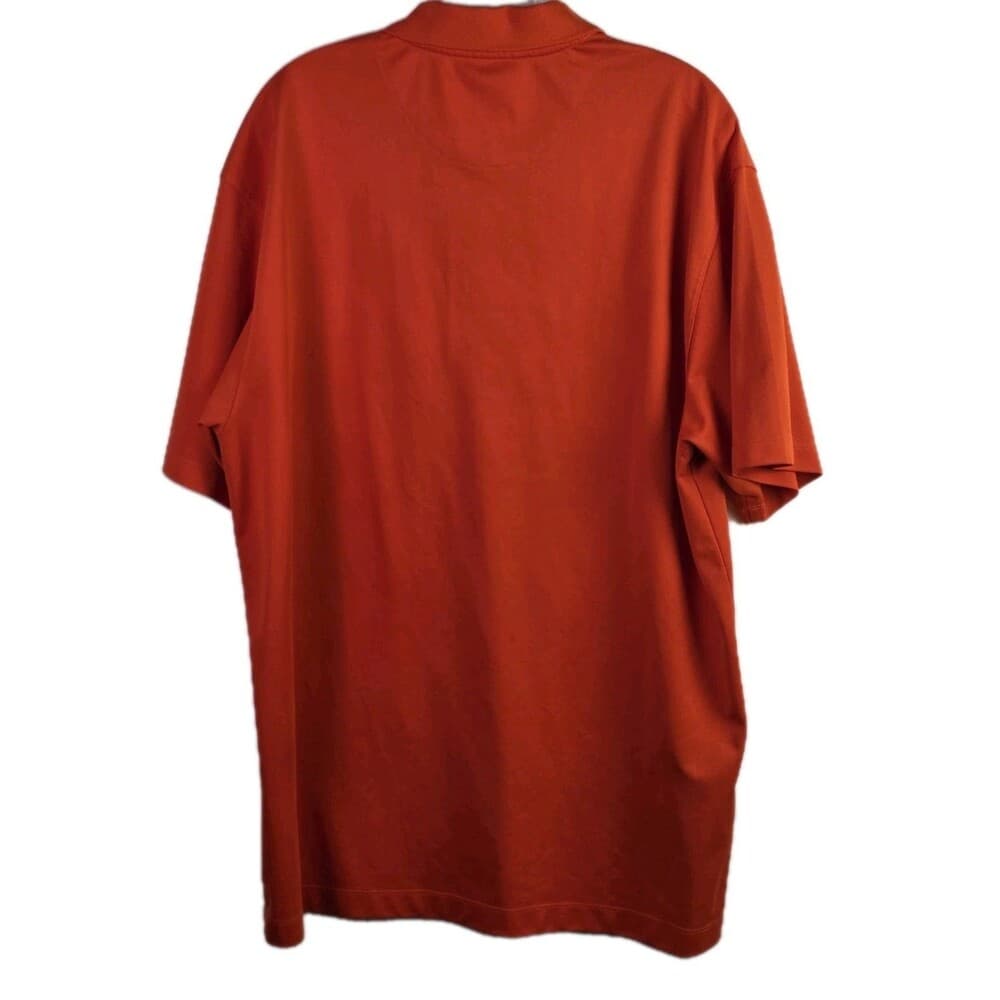 Nike Dri Fit Mens XL Orange Golf Performance Stretch Short Sleeve Polo Shirt - Thumbnail 8
