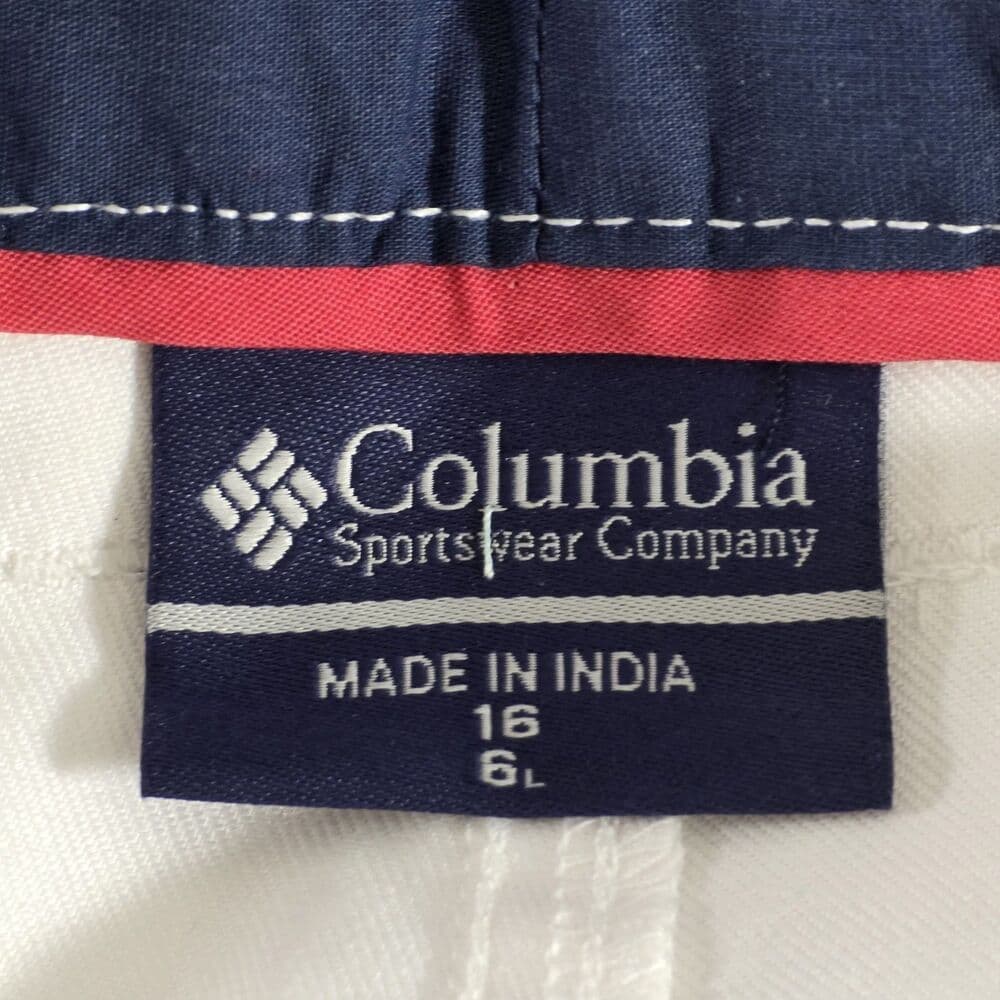 Columbia Women's Size 16 White Harborside Regular Fit Shorts - Thumbnail 2