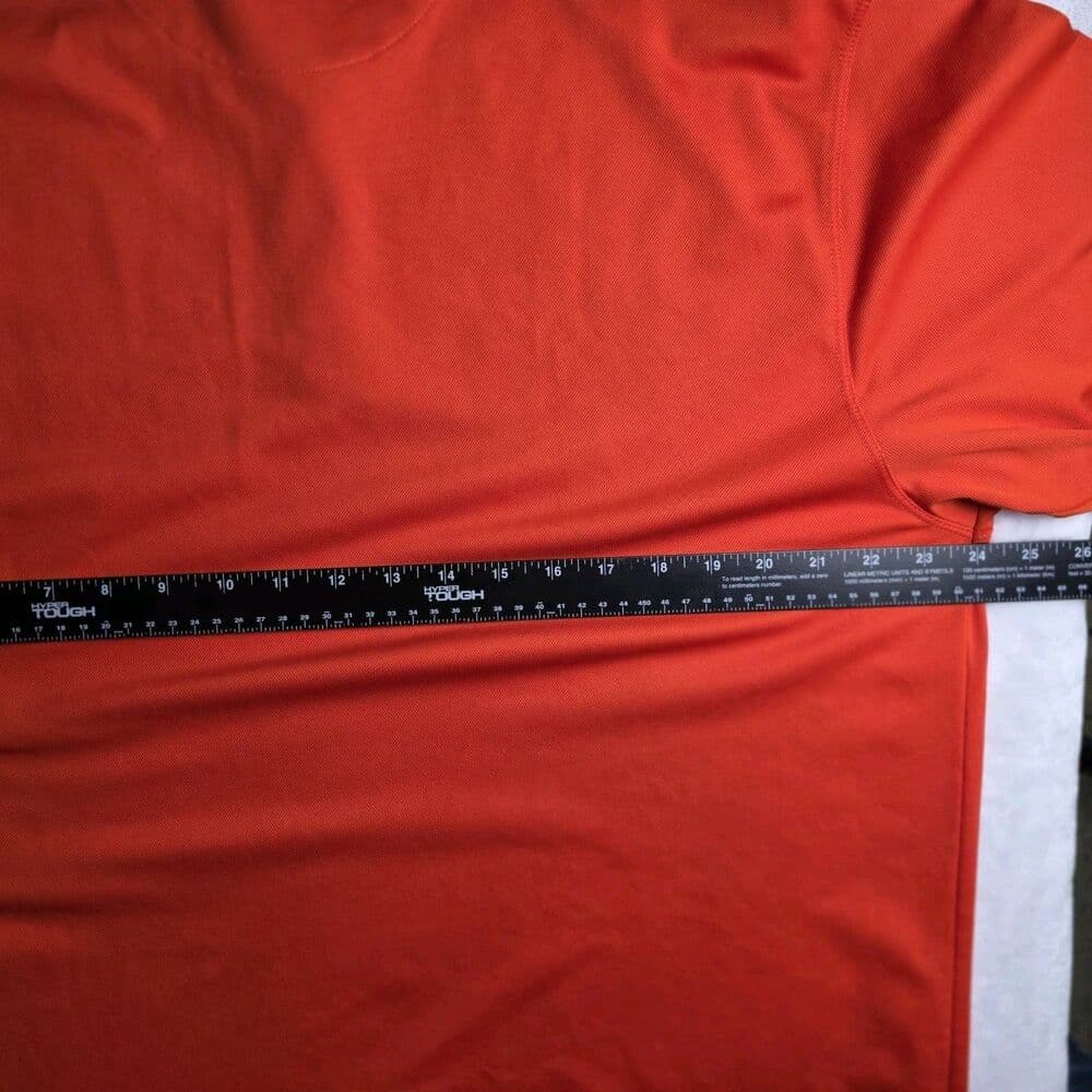 Nike Dri Fit Mens XL Orange Golf Performance Stretch Short Sleeve Polo Shirt - Thumbnail 7
