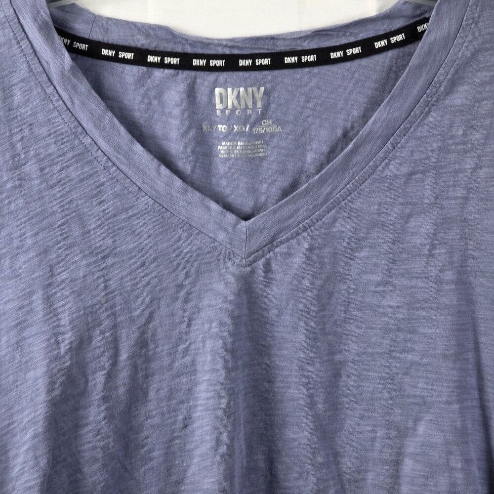 DKNY Women's XL Blue Long‎ Sleeve Blouse