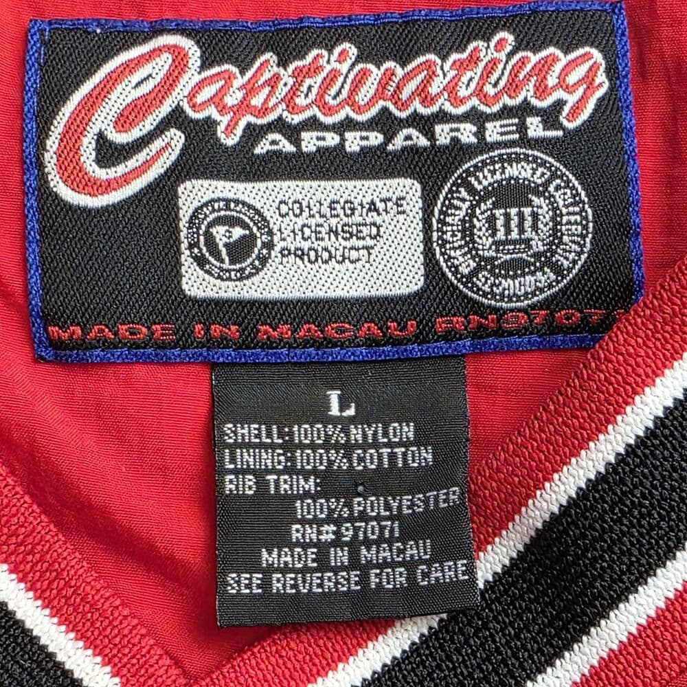 Vintage NCAA Wisconsin Badgers Mens‎ Large Red Pullover - Thumbnail 3