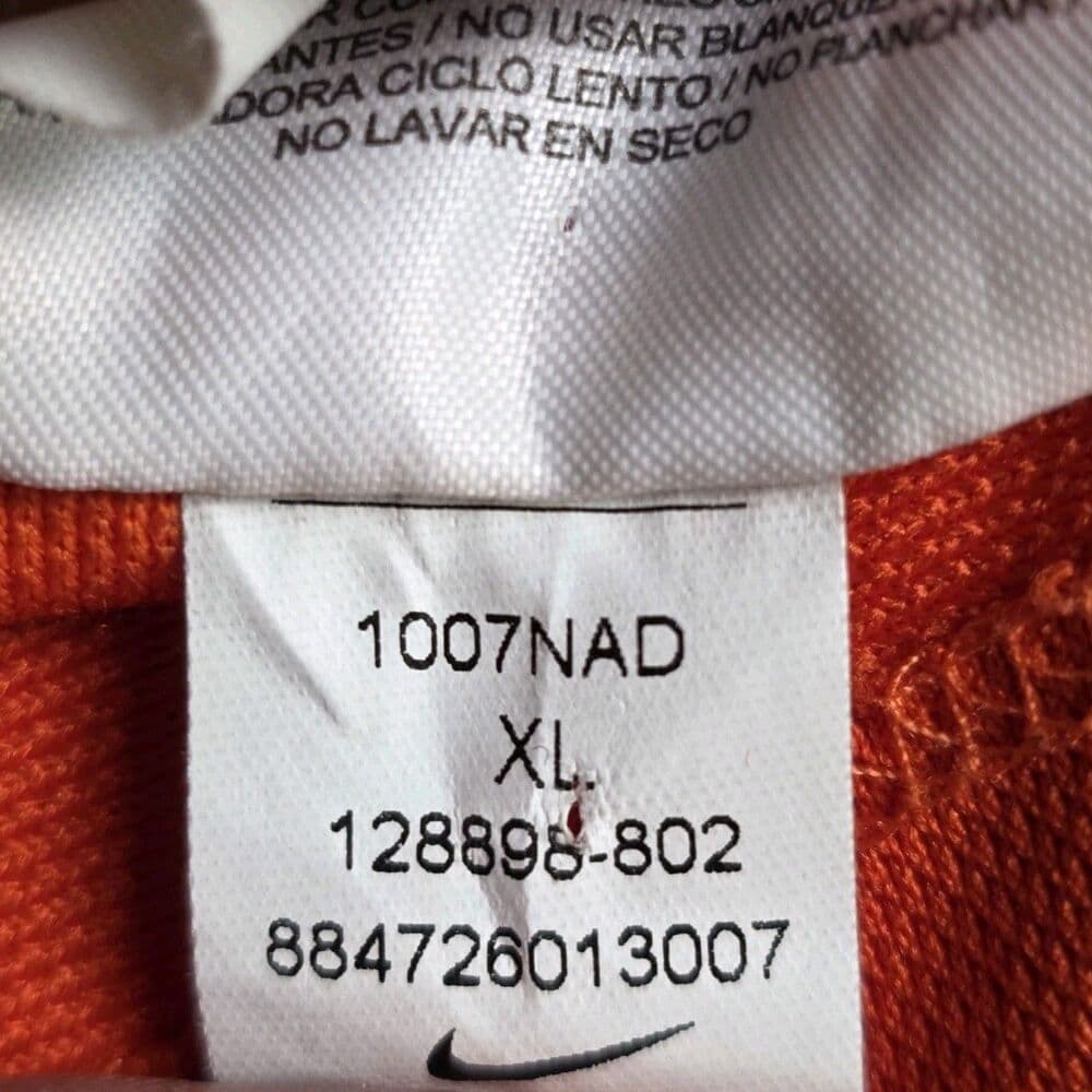 Nike Dri Fit Mens XL Orange Golf Performance Stretch Short Sleeve Polo Shirt - Thumbnail 5