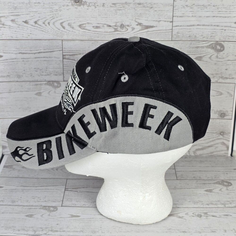 2013 Daytona Beach 72nd Black‎ Bike Week Adjustable Cap - Thumbnail 2