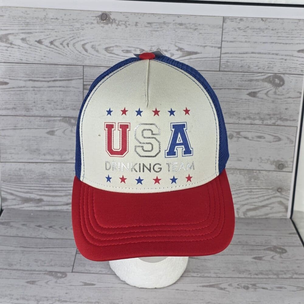 USA Drinking Team Adjustable Strap Cap‎ - Thumbnail 7