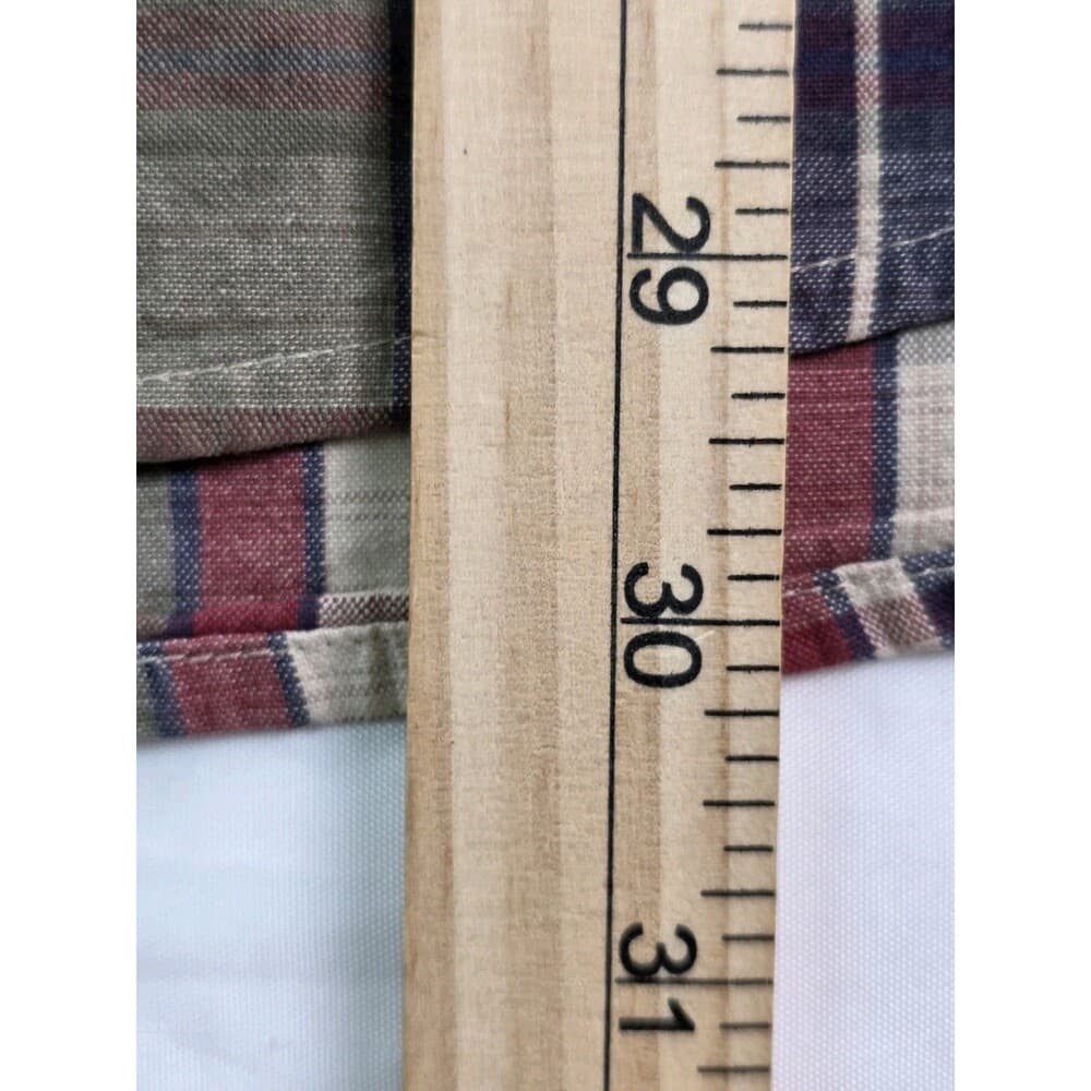 Roper Men's Large Plaid Western Short Sleeve Button Up Shirt‎ - Thumbnail 12
