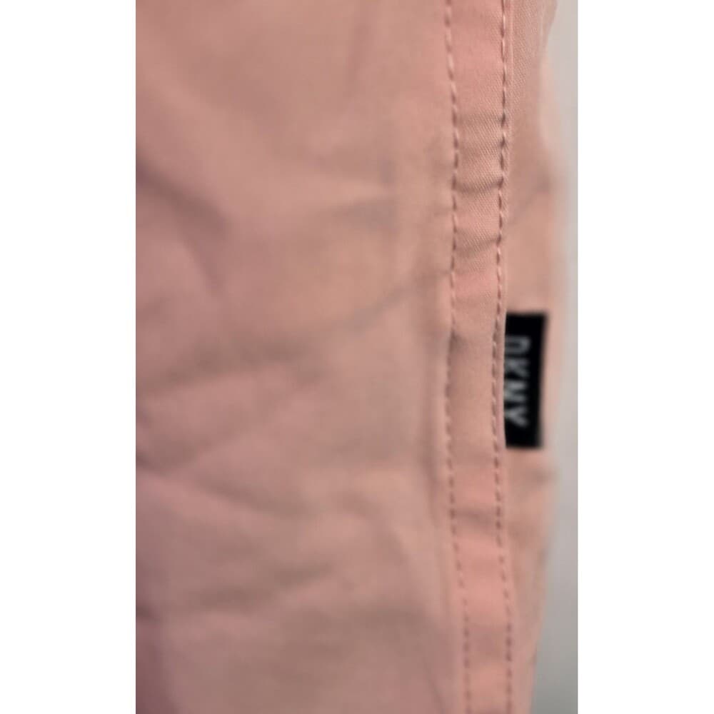 Vintage DKNY Women's‎ Peach Medium Short Sleeve Shirt - Thumbnail 4