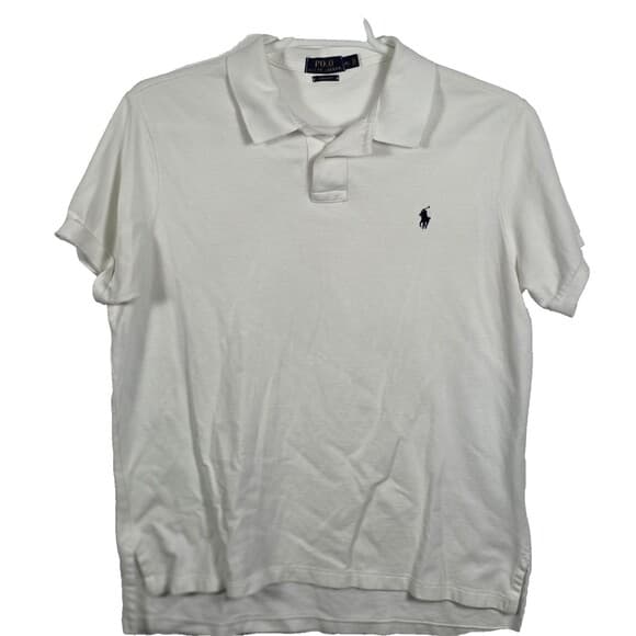 Polo Ralph Lauren Men's XL White Short Sleeve Shirt‎ - Thumbnail 4