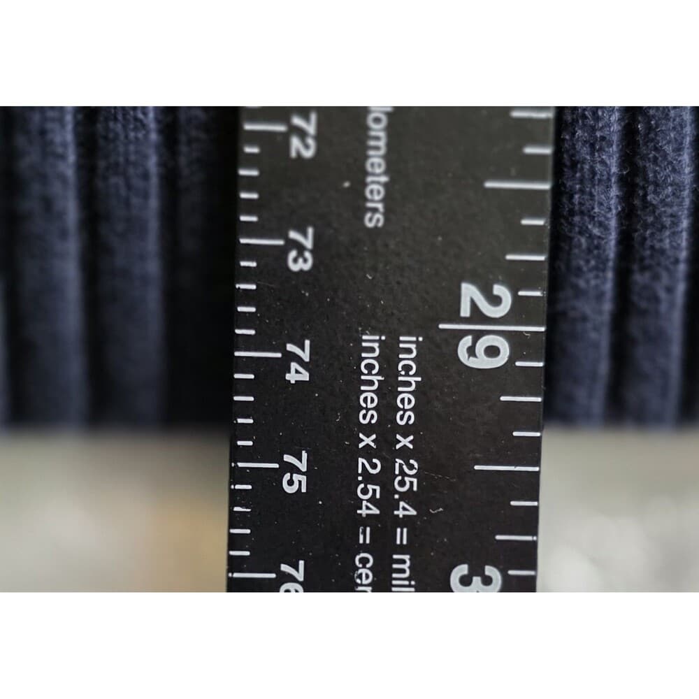 Nautica Men's Large Navy Blue Large 1/4 Zip High Neck Long Sleeve Sweater - Thumbnail 6