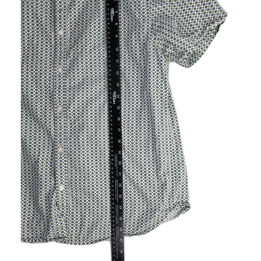 Denim And Flower Men's Medium Short Sleeve Button Down Shirt - Thumbnail 8