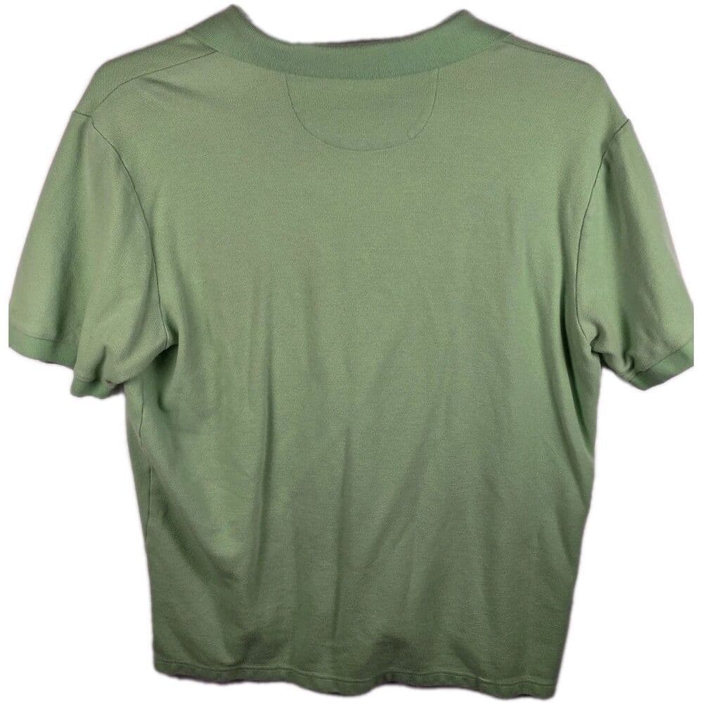 CHAPS Men's XL‎ Green Short Sleeve Shirt - Thumbnail 3