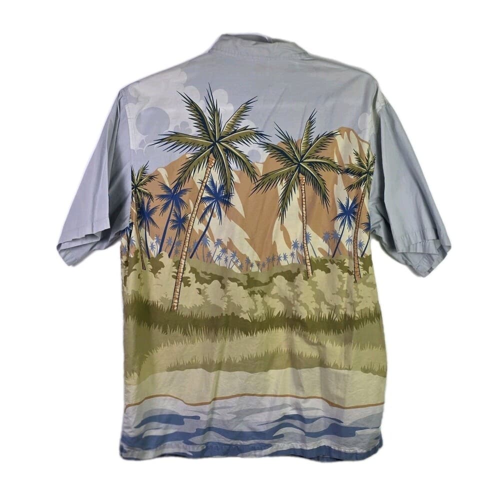 VTG Walt Disney World Medium Hawaiian Button Down Short Sleeve Shirt - Thumbnail 6