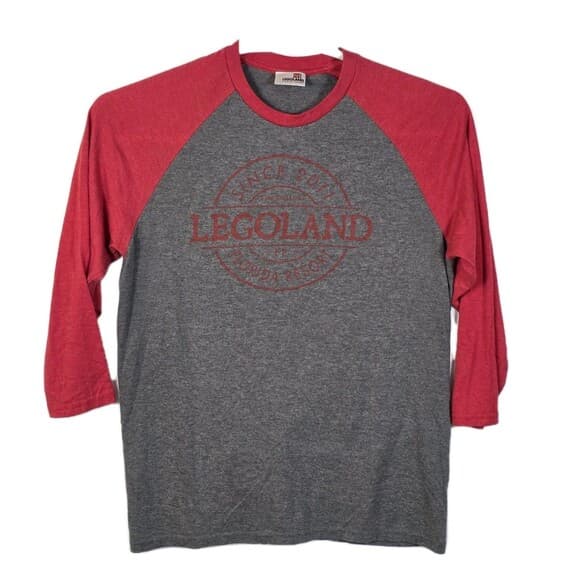 Legoland Florida Resort Mens Medium Gray Short Sleeve Crew Neck T-Shirt - Thumbnail 9