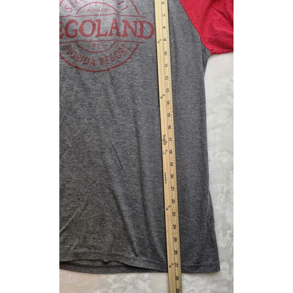 Legoland Florida Resort Mens Medium Gray Short Sleeve Crew Neck T-Shirt - Thumbnail 6