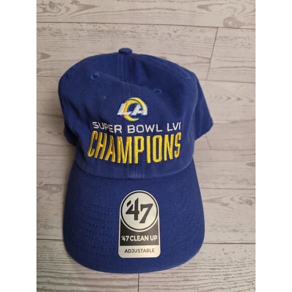 Los Angeles Rams '47 Super Bowl LVI‎ Champions Adjustable Cap - Thumbnail 5