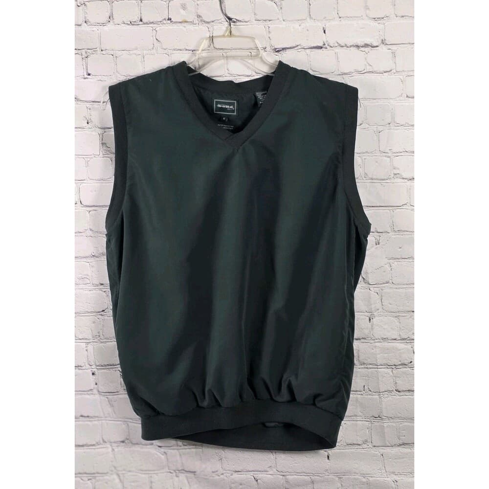 Bolle Men's Medium Emerald Green Sleeveless Golf Pullover - Thumbnail 8