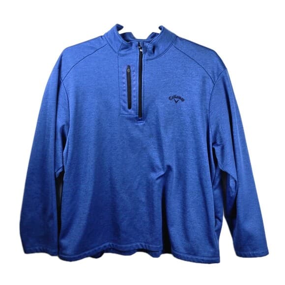 Callaway‎ Men’s XXL Blue Quarter Zip Pullover - Thumbnail 7