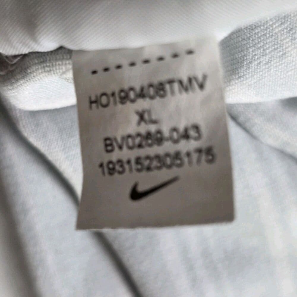 Nike Dri-fit Men's XL Gray / Pinstripes Michelob Ultra S/S Golf Shirt - Thumbnail 4