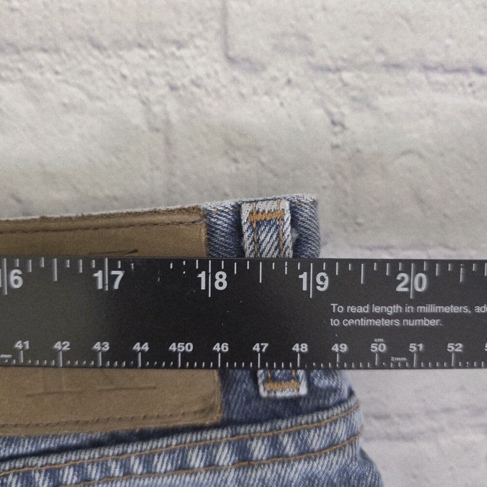 Vintage Calvin Klein Men's Size 38 Blue jeans Shorts - Thumbnail 8