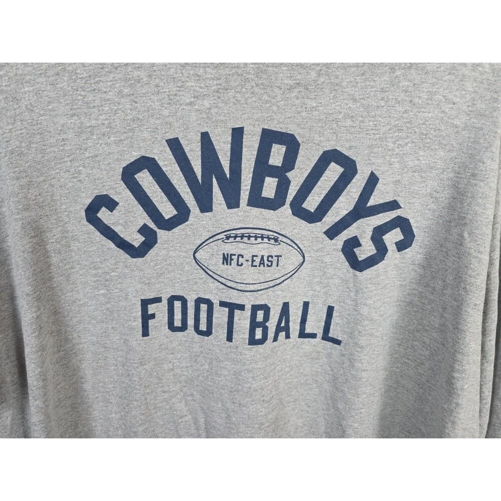 Reebok NFL Men's L Dallas Cowboys Long‎ Sleeve T-shirt Shirt