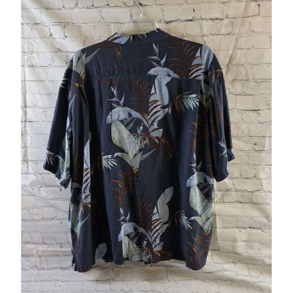 Tommy Bahama Men’s 2XB Hawaiian Tropical Short Sleeve Silk Shirt - Thumbnail 10