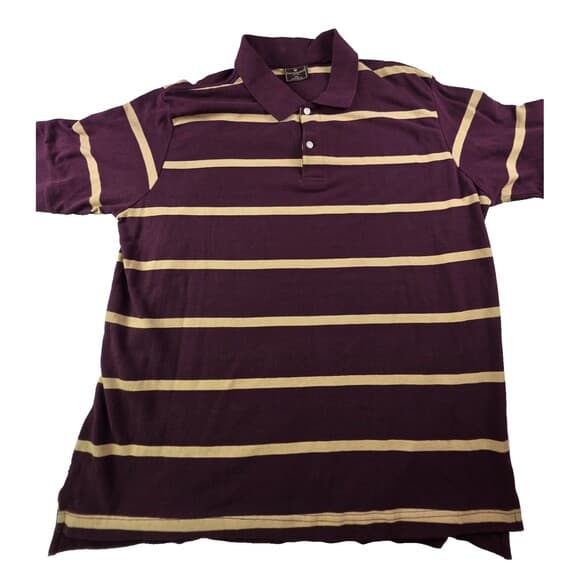 Steve & Barry's Men's‎ XXL Burgundy Short Sleeve Polo Shirt - Thumbnail 7