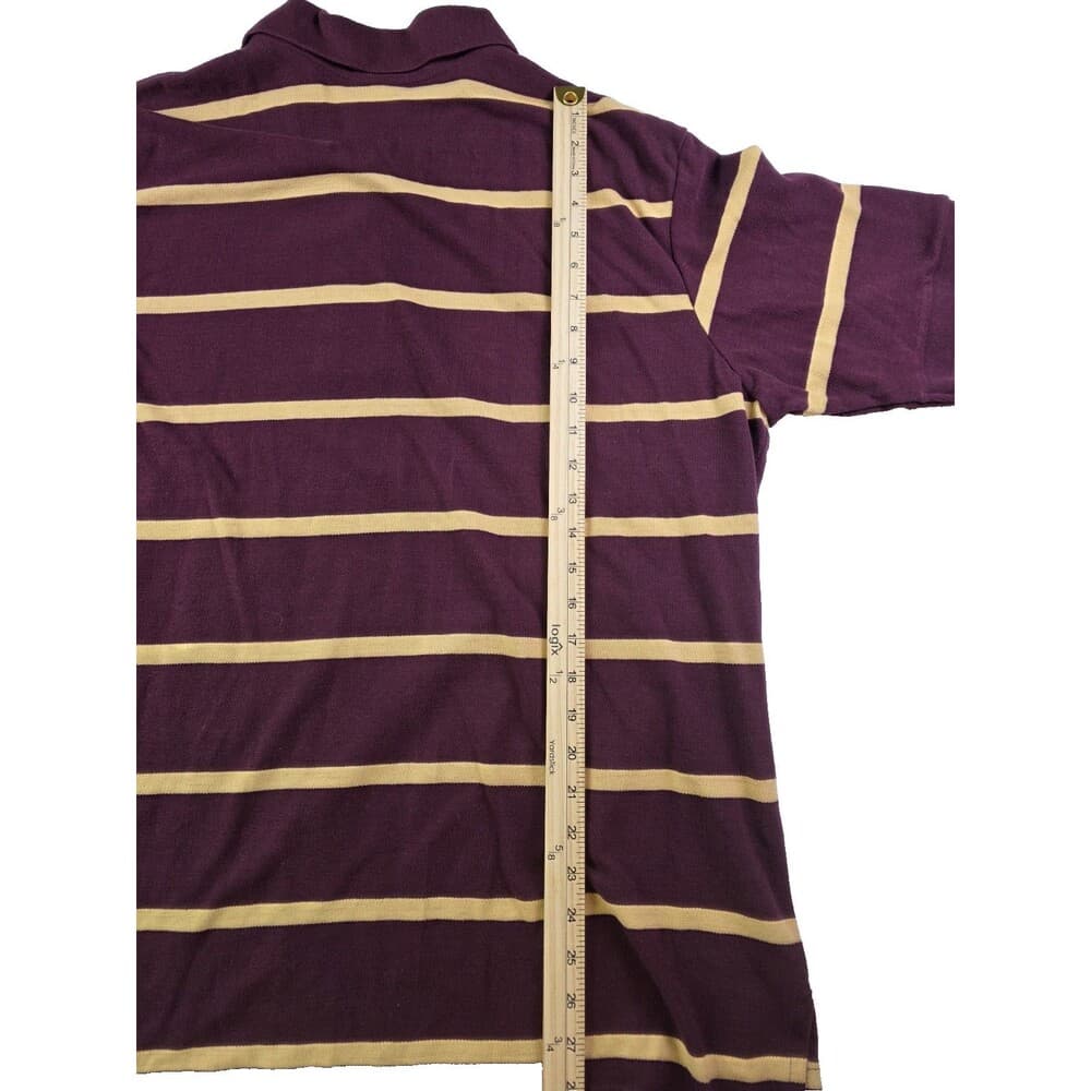 Steve & Barry's Men's‎ XXL Burgundy Short Sleeve Polo Shirt - Thumbnail 2