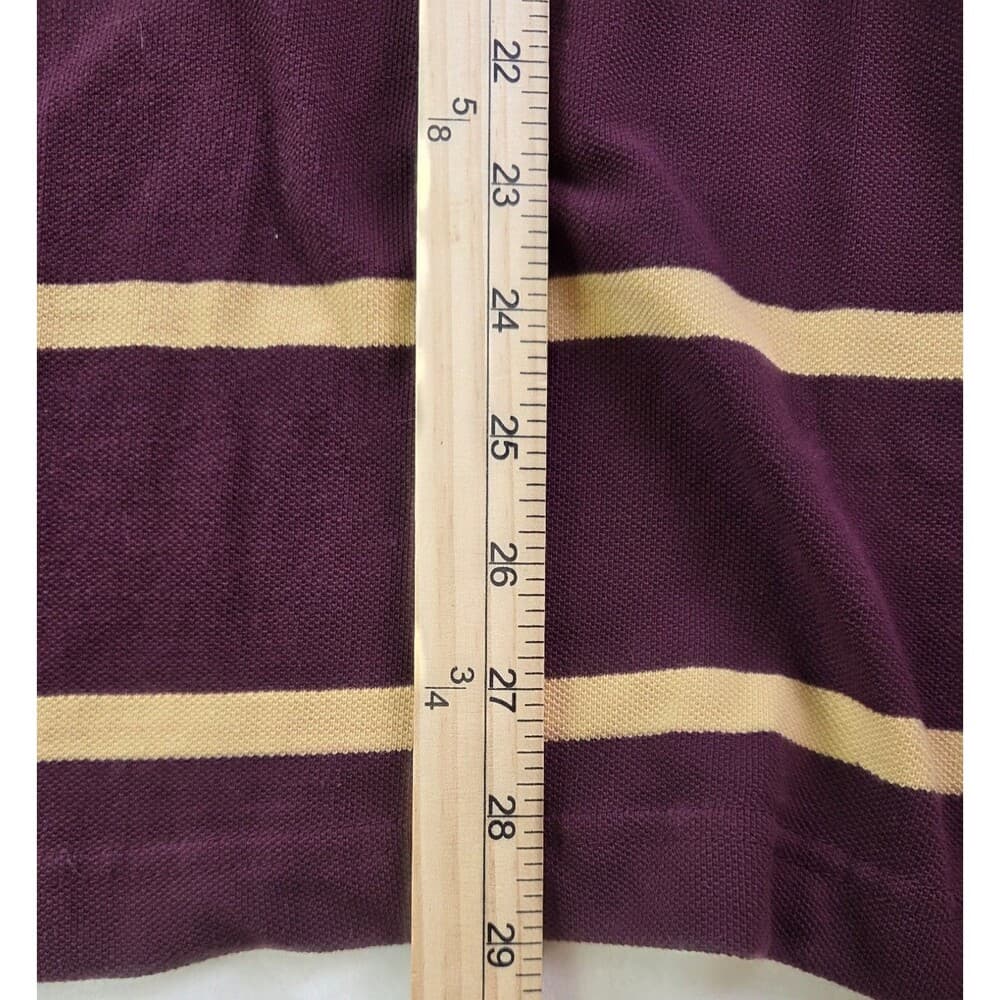 Steve & Barry's Men's‎ XXL Burgundy Short Sleeve Polo Shirt - Thumbnail 5