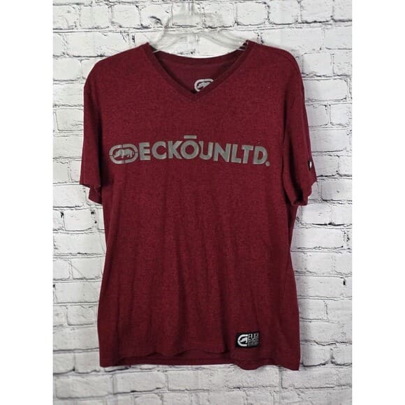 Ecko Unlimited Shirt Men's Large Red Black Graphic Rhino Short Sleeve T-shirt - Thumbnail 10