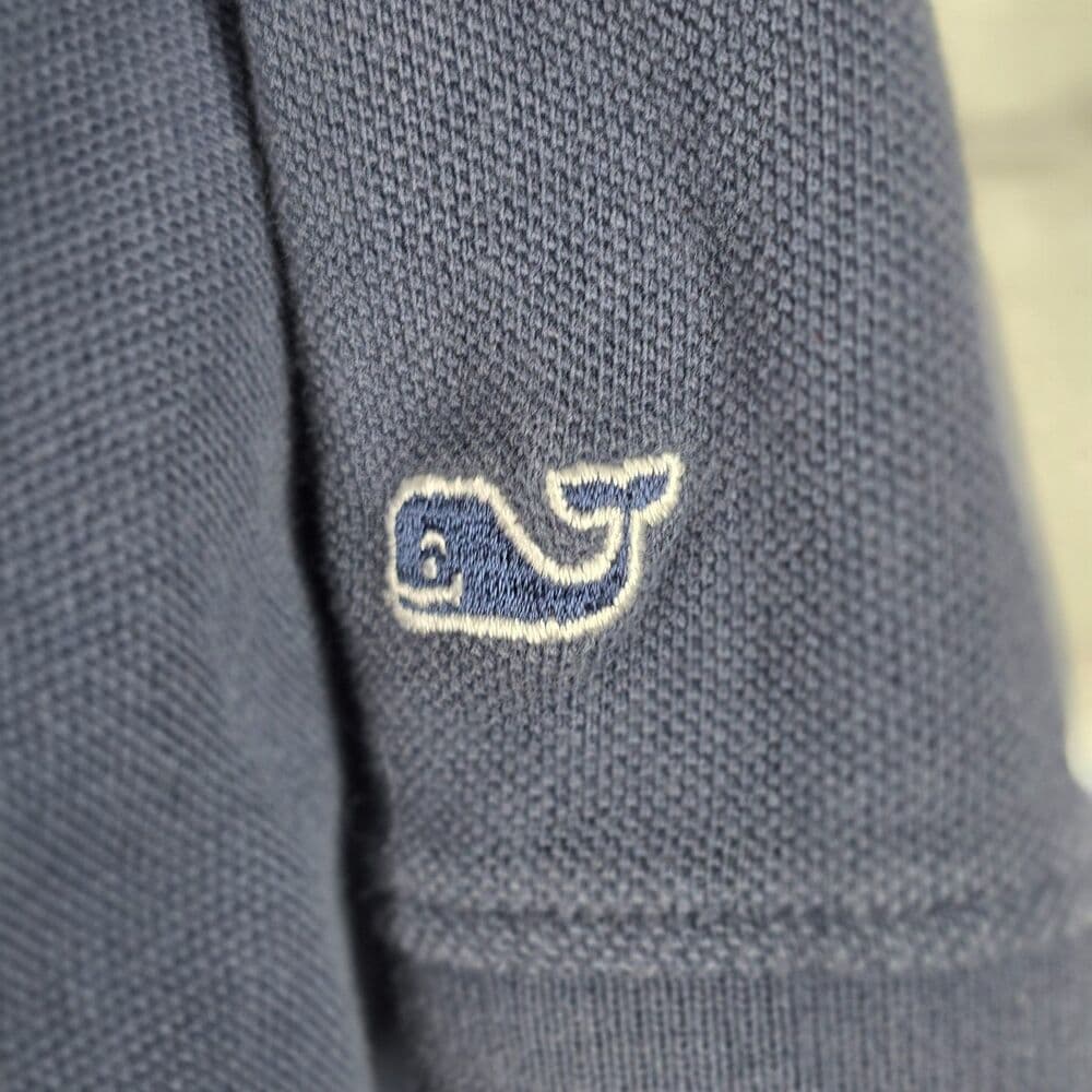 Vineyard Vines Men's Large Blue Short Sleeve Polo Shirt - Thumbnail 5