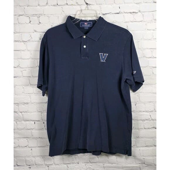 Vineyard Vines Men's Large Blue Short Sleeve Polo Shirt - Thumbnail 10