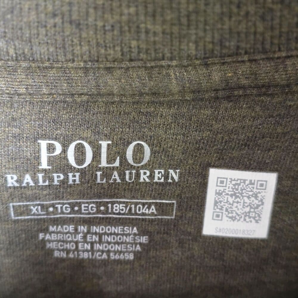 Ralph Lauren Men’s XL Brown Cowl Neck Long Sleeve‎ Sweater - Thumbnail 3