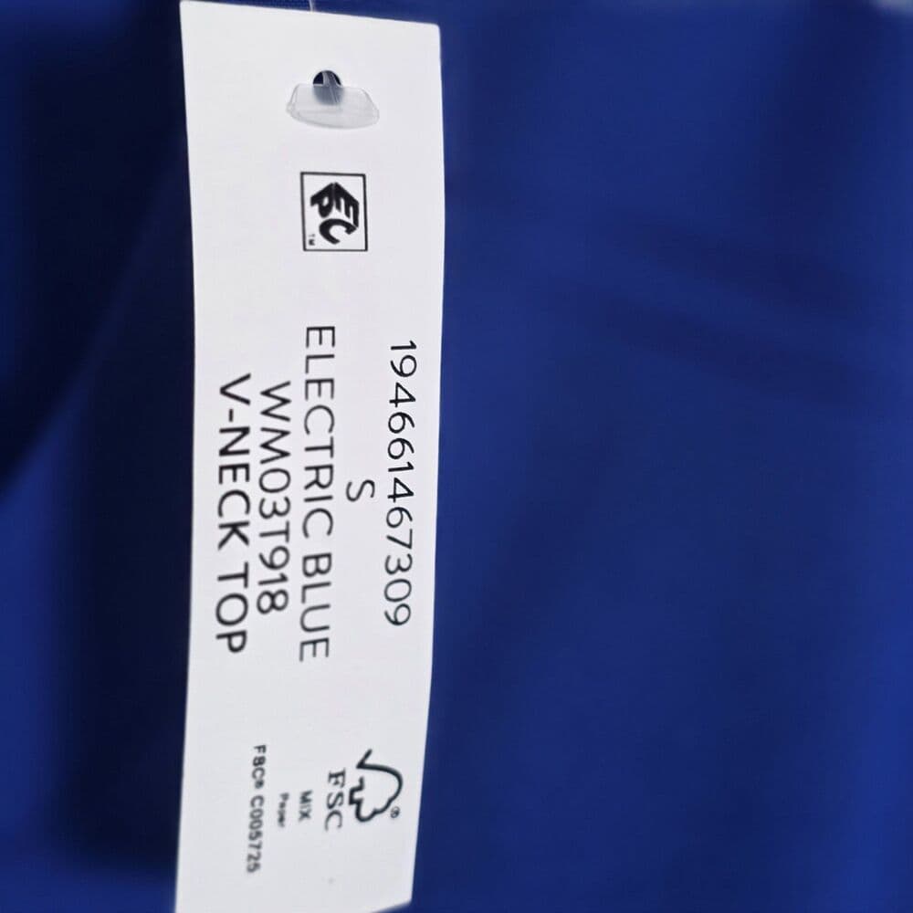 Scrubstar Women's Small Royal Blue S/S Scrub Top - Thumbnail 3