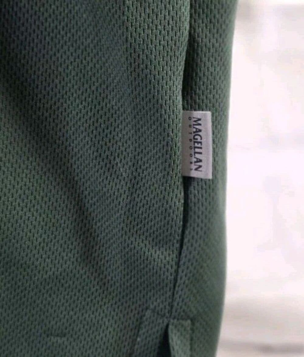 Magellan Mens 2XL Dark Green Short Sleeve LPolo Shirt - Thumbnail 4