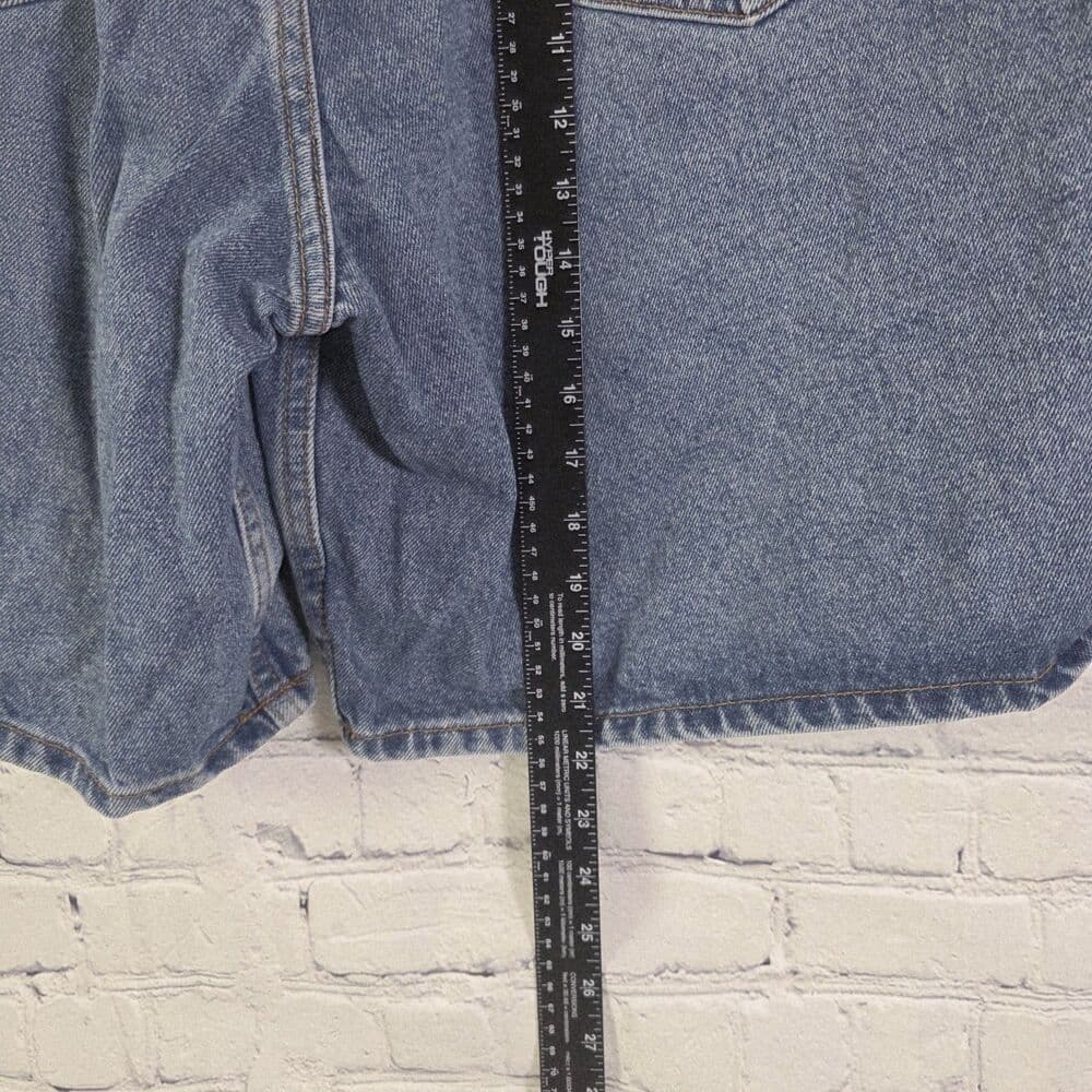 Vintage Calvin Klein Men's Size 38 Blue jeans Shorts - Thumbnail 10