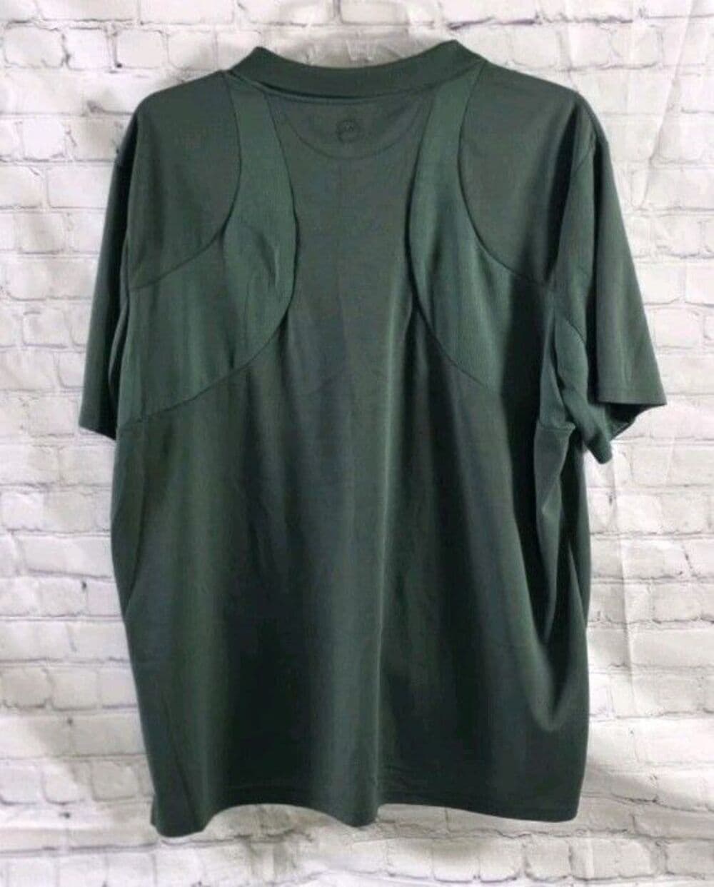 Magellan Mens 2XL Dark Green Short Sleeve LPolo Shirt - Thumbnail 6