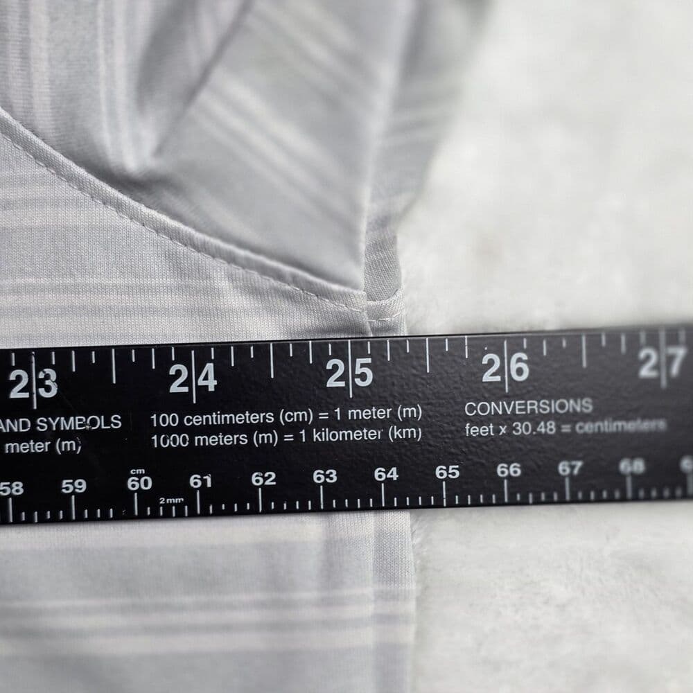 Nike Dri-fit Men's XL Gray / Pinstripes Michelob Ultra S/S Golf Shirt - Thumbnail 7
