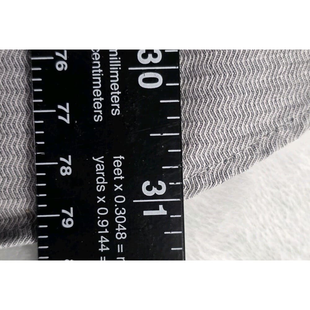 Kenneth Cole Men's Gray Grey 15 1/2 -34-35 Long Sleeve‎ Button Up Shirt - Thumbnail 7