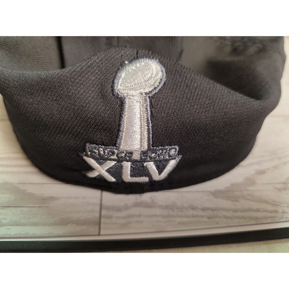 Super Bowl XLV Champions Green Bay Packers Hat NFL Reebok‎ On-Field Cap Trophy - Thumbnail 2