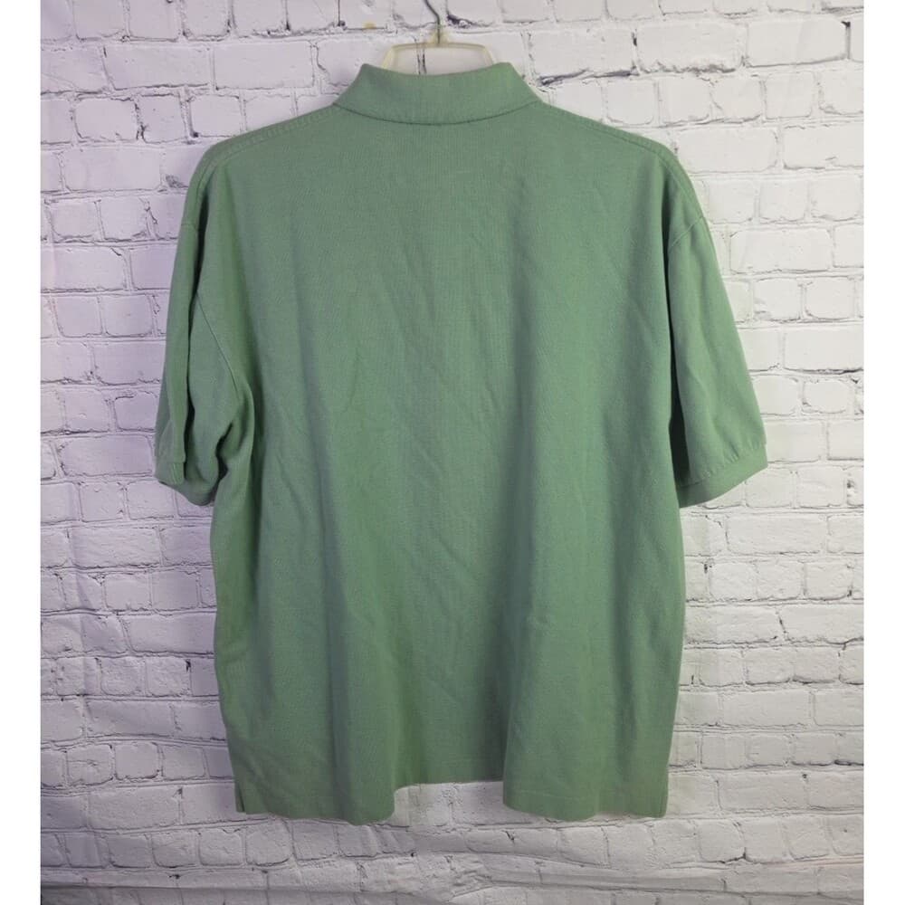Vtg Polo Ralph Lauren Men’s Large Polo Shirt Green Black Pony Logo 90s Y2K - Thumbnail 4