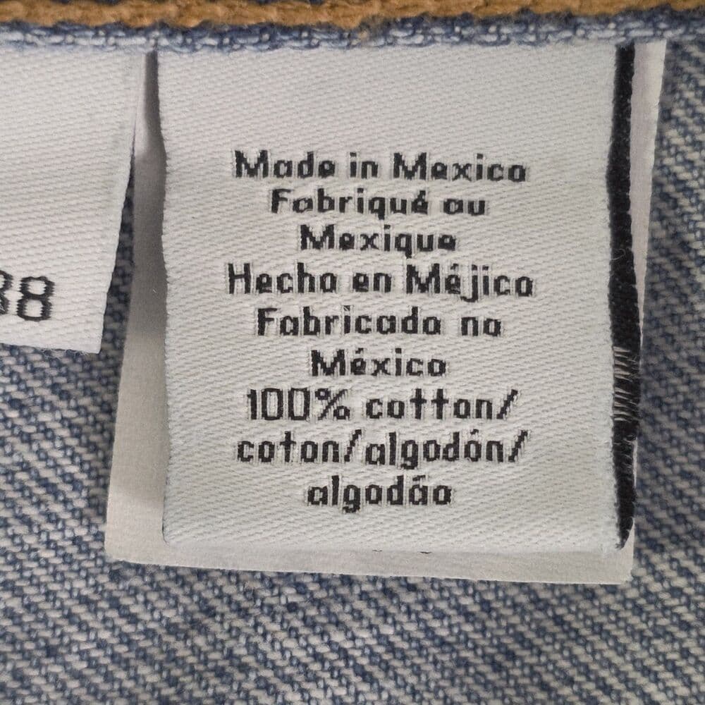 Vintage Calvin Klein Men's Size 38 Blue jeans Shorts - Thumbnail 6