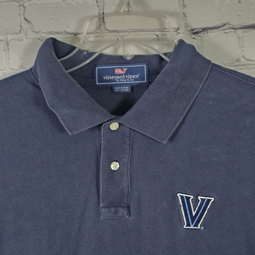Vineyard Vines Men's Large Blue Short Sleeve Polo Shirt - Thumbnail 2