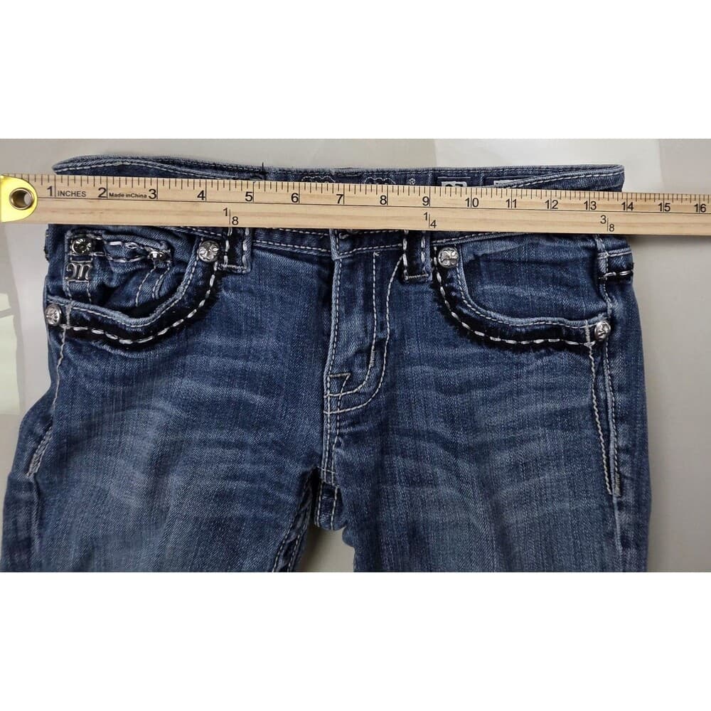 Miss‎ Me Women's Size 27 Boot Cut Distressed Jeans JP-5143B2 - Thumbnail 5