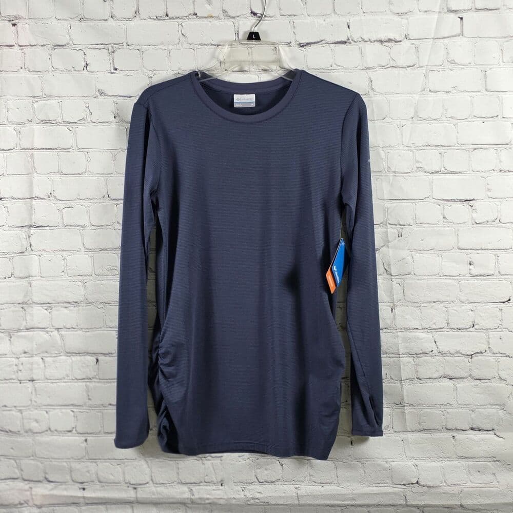 Columbia Women's Medium Blue Leslie Falls Long Sleeve Shirt - Thumbnail 9