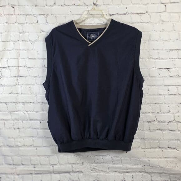 Charles River Men's XL Navy Blue Sleeveless Golf Pullover - Thumbnail 7