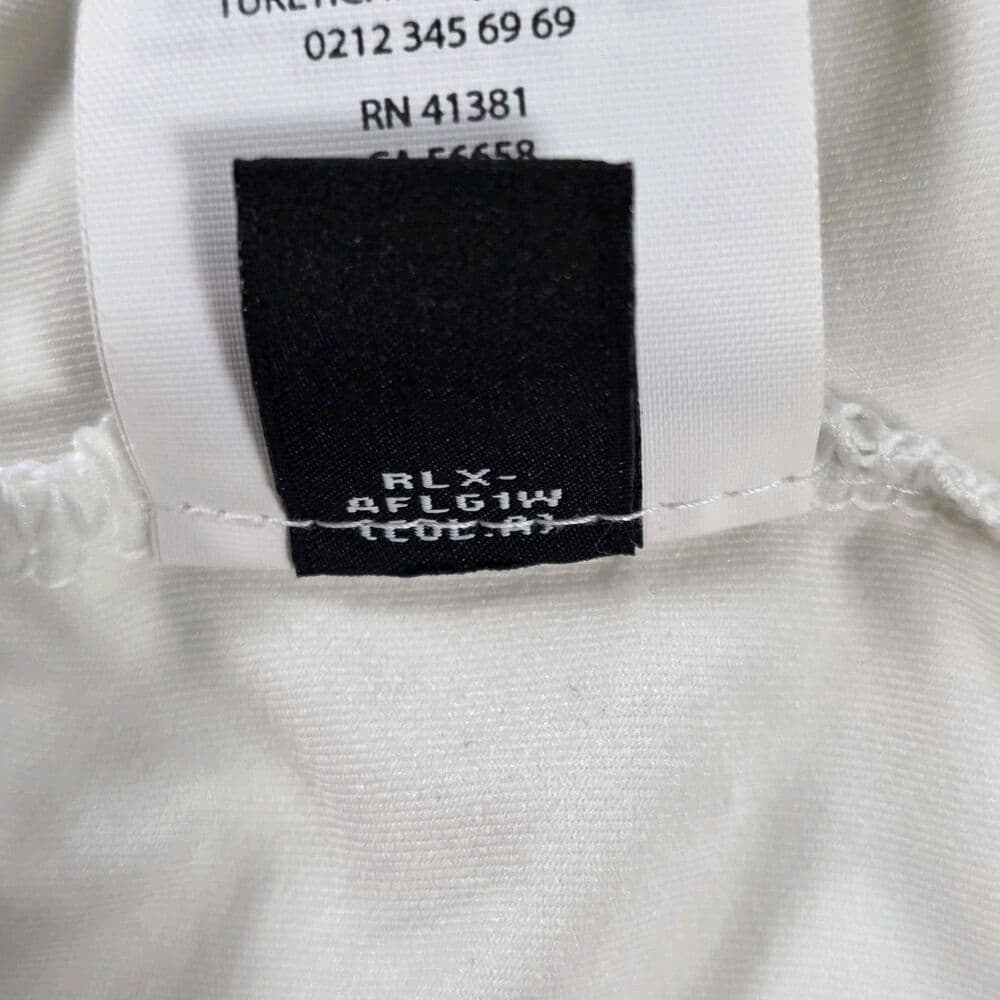 RLX Ralph Lauren Men's Medium White 2020 Ryder's Cup S/S Golf Polo Shirt - Thumbnail 6