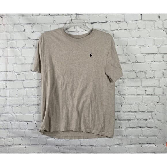 Polo Ralph Lauren Youth XL (18-20) Cream Short Sleeve T-Shirt - Thumbnail 6