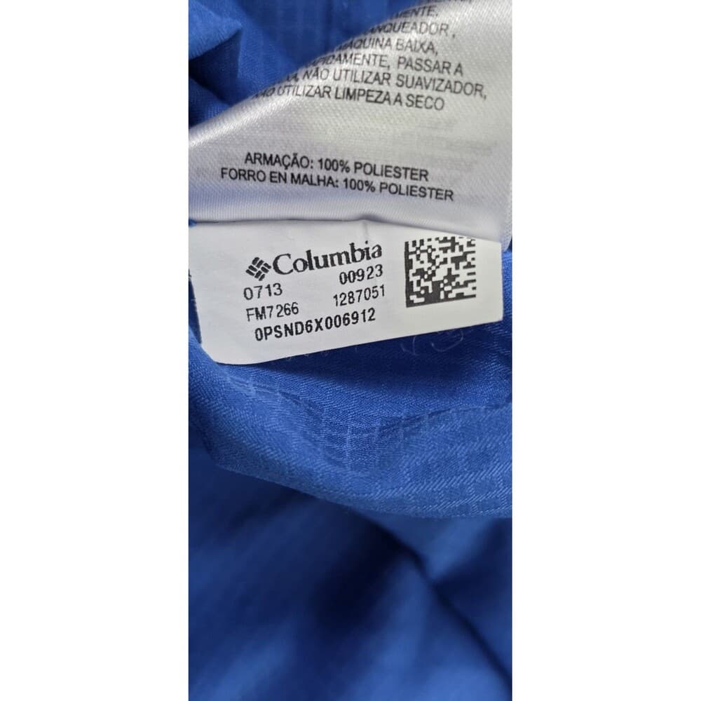 Columbia Men's Large Blue PFG Omni-Shade Vented Classic Fit S/S Button Up Shirt - Thumbnail 7