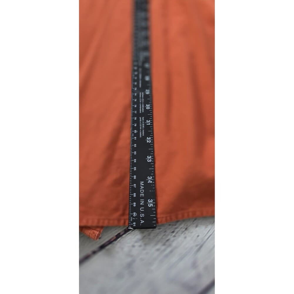 Magellan Men's XL Orange Short Sleeve Button Up Shirt - Thumbnail 6
