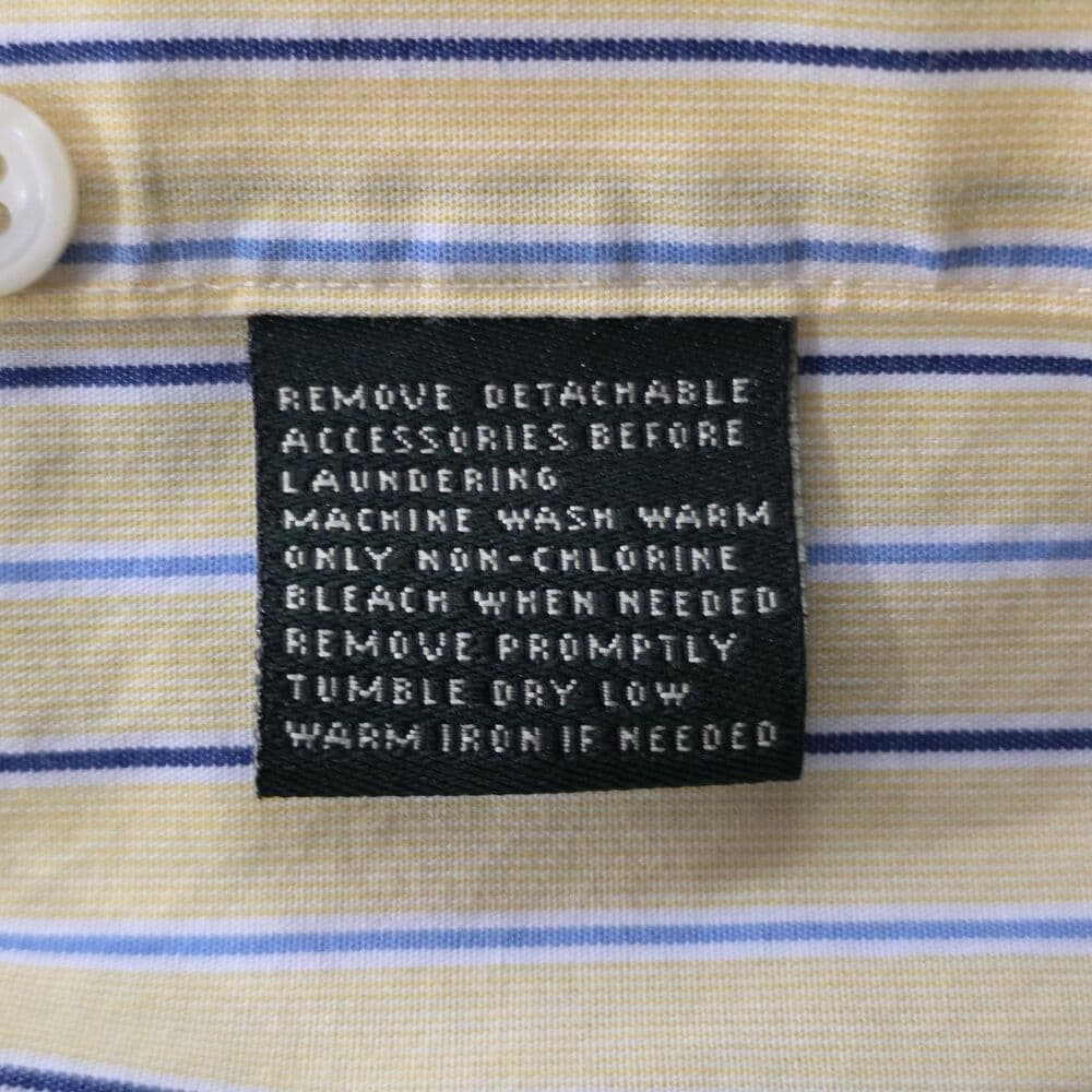Lauren Ralph Lauren Men's 16.5 35/35 Yellow Black Plaid Button Down Shirt - Thumbnail 3